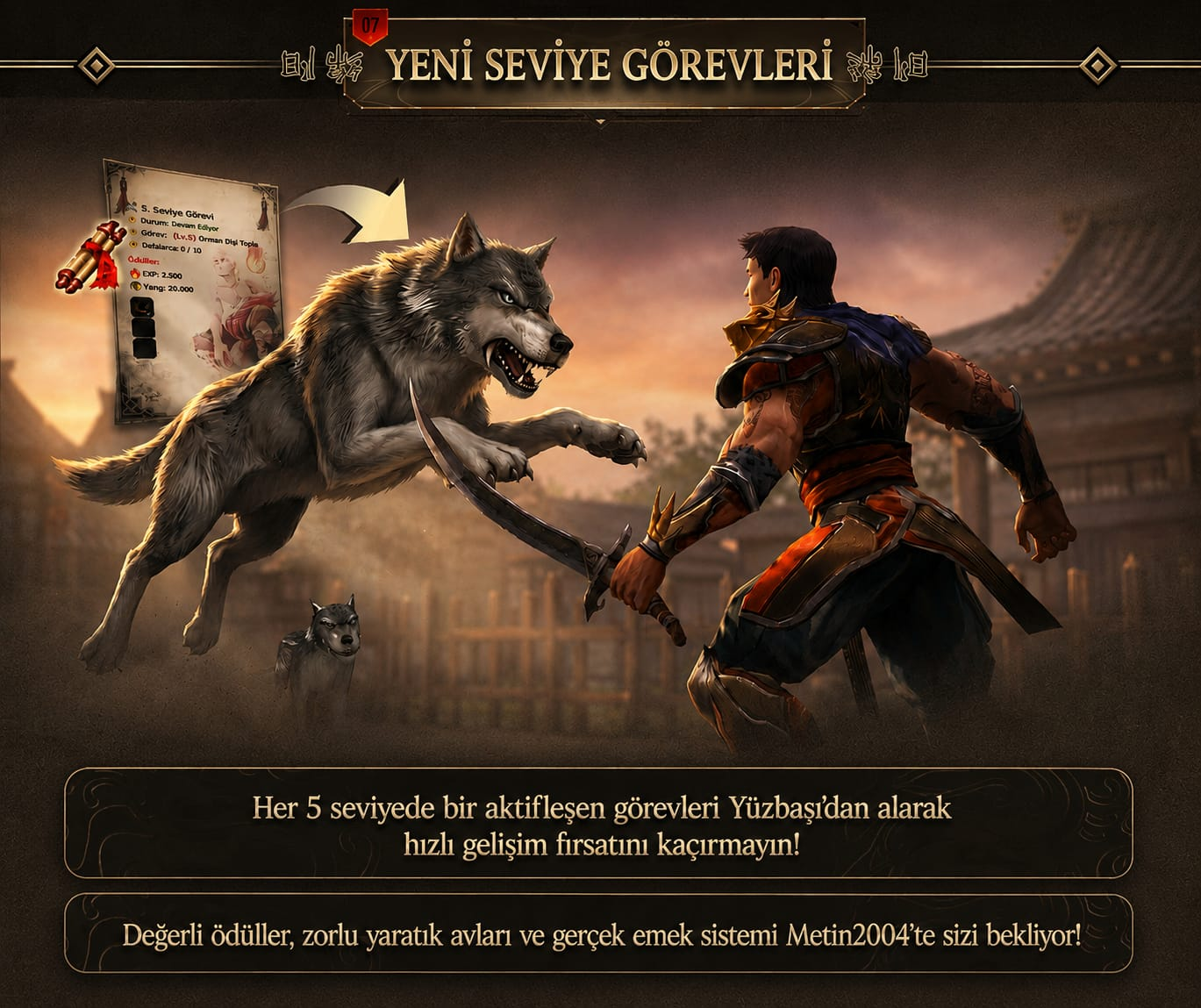 Yeni Seviye Görevleri